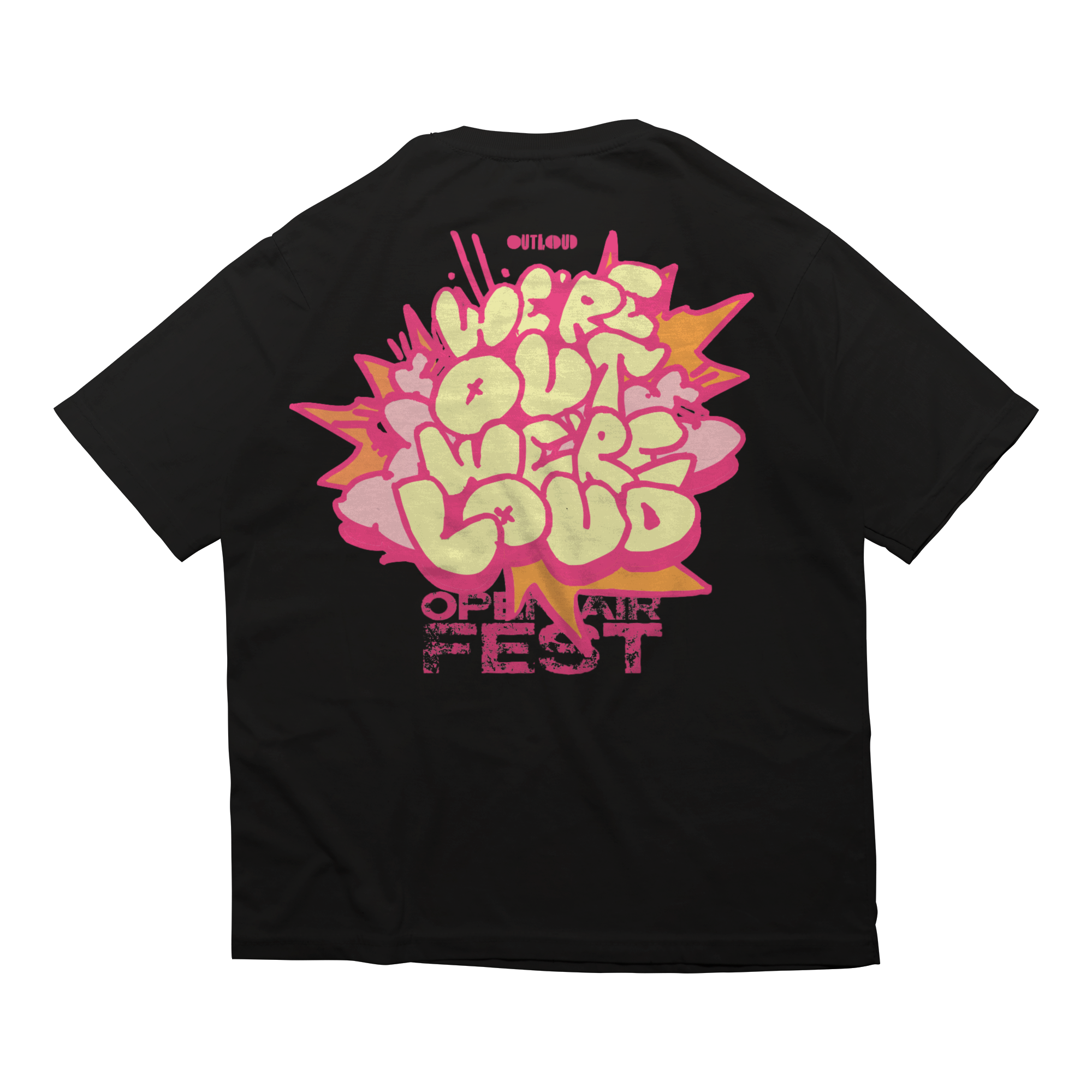 Футболка  «We’re out, we’re loud»